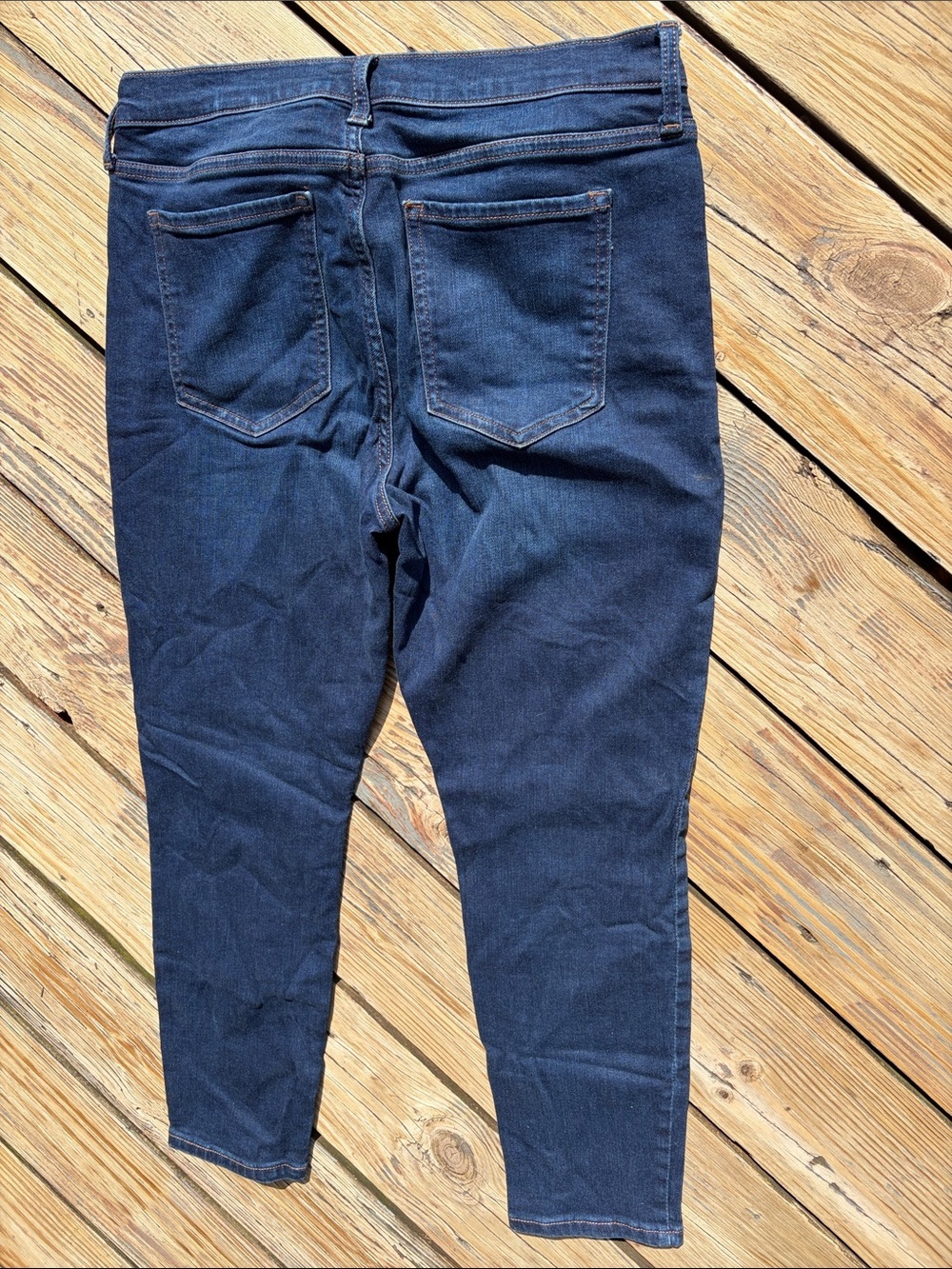 Banana Republic Factory Dark Indigo Skinny Jeans 31/12 - Picture 6 of 8